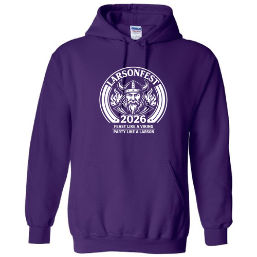 Gildan Heavy Blend Hooded Sweatshirt -- Purple
