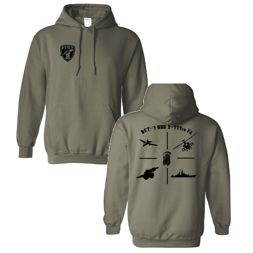 Gildan Heavy Blend Hooded Sweatshirt -- Military Green