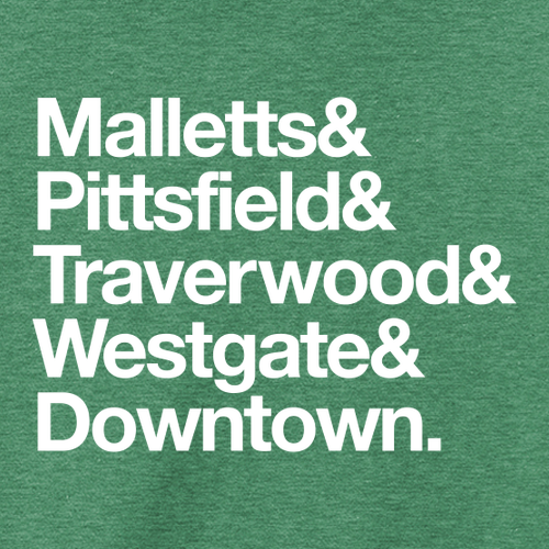 District Made Perfect Blend Tee -- Heathered Kelly Green, Ampersand