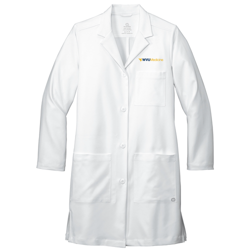 Wonderwink Women's Long Lab Coat -- White