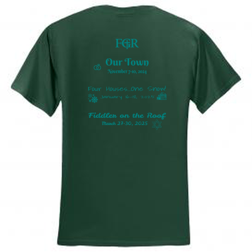 Jerzees Heavyweight 50/50 T-Shirt -- Forest Green