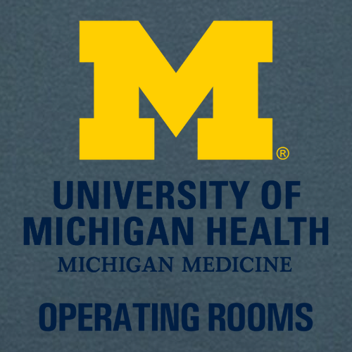 Operating Rooms Mens/Unisex Bella Canvas Sponge Fleece Hoodie -- Steel Blue