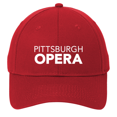 Port and Company 6-panel Twill Hat -- True Red