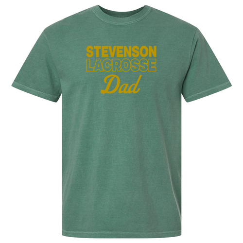 Comfort Colors Stevenson Lacrosse DAD Tee -- Light Green