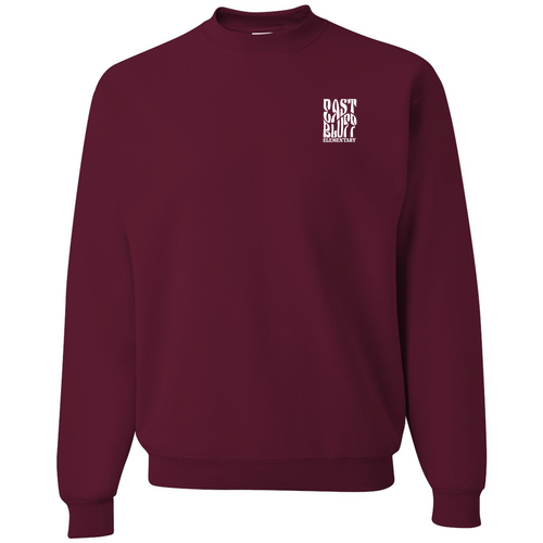 Jerzees 8 Oz., 50/50 Nublend Fleece Crew -- Maroon