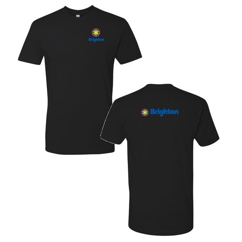 Brighton Logo 2 Full color -- Short Sleeve Tee Black