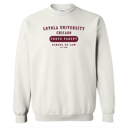 Proud Parent Crewneck Sweatshirt -- White