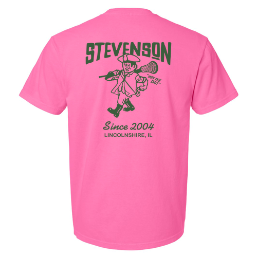 Comfort Colors Patriot Short Sleeve Tee -- Neon Pink