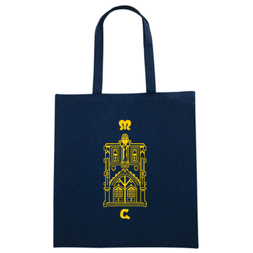 Liberty Bags Nicole Cotton Canvas Tote Bag -- Heather Navy