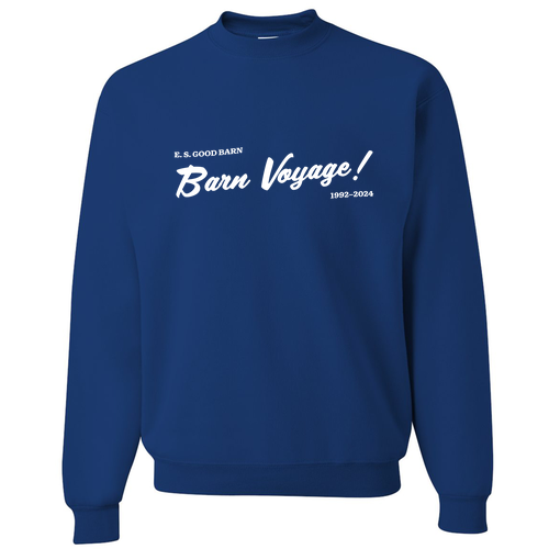 Jerzees 8 Oz., 50/50 Nublend Fleece Crew -- Royal