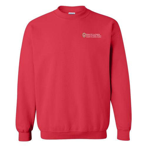 Gildan Heavy Blend Crew Neck Sweatshirt -- Red