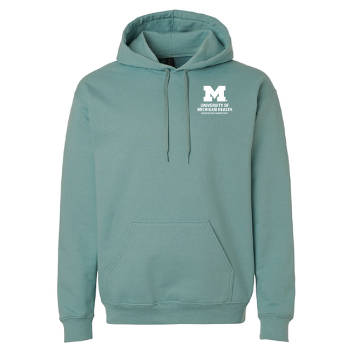 Mens/Unisex Gildan Softstyle Fleece Pullover Hooded Sweatshirt -- Aquatic