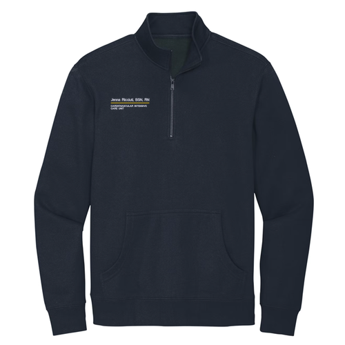 District V.I.T. Fleece 1 / 4-Zip -- New Navy