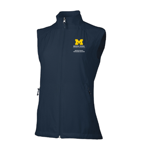 Ladies Charles River Pack-N-Go Vest -- Navy