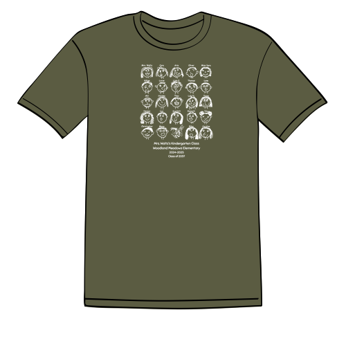 Gildan Heavy Cotton Basic T-Shirt -- Military Green