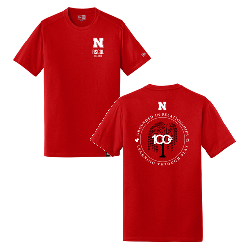 Adult 100 Years Tee -- Scarlet