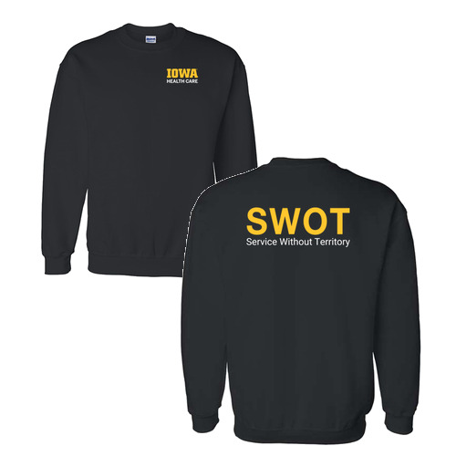 Gildan DryBlend Crew Neck Sweatshirt -- Black