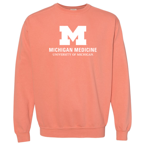 Comfort Colors Soft Heavier Garment-Dyed Crewneck Sweatshirt -- Terracotta