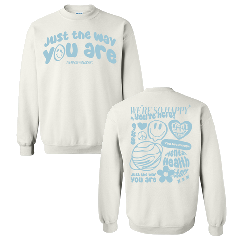 Gildan Heavy Blend Crew Neck Sweatshirt -- White