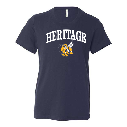 Bella Canvas Youth Short-Sleeve T-Shirt -- Navy
