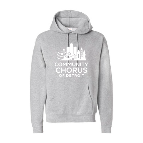 EcoSmart Hooded Sweatshirt -- Light Steel