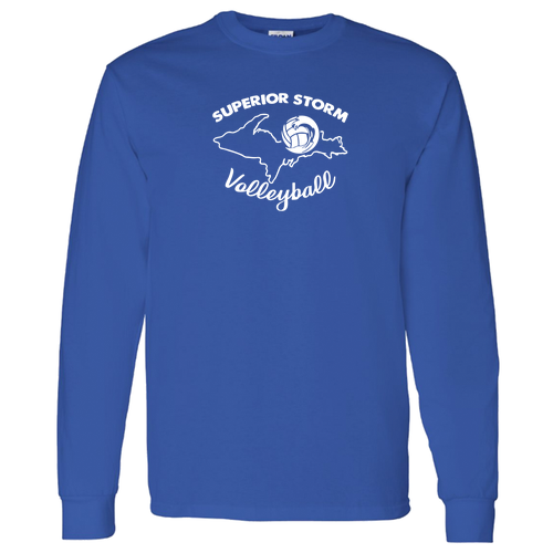 Gildan Heavy Cotton Longsleeve Basic T-Shirt -- Royal