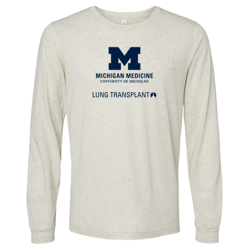 Mens/Unisex Bella Canvas Unisex Triblend Long Sleeve Tee -- Oatmeal Triblend