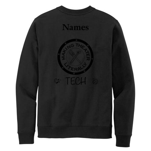 District Re-Fleece Crew -- Black