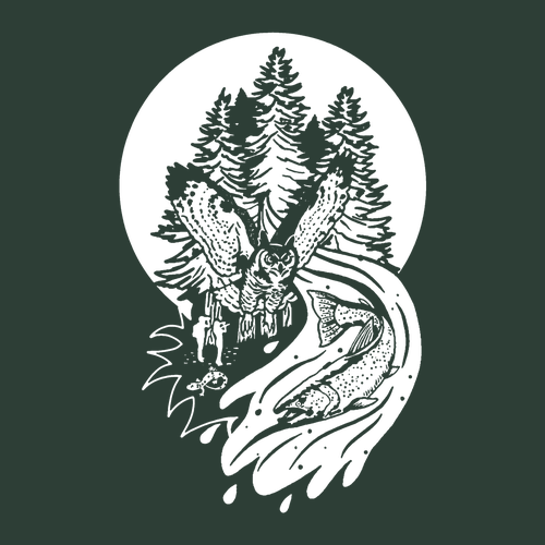 Gildan Heavy Blend Hooded Sweatshirt -- Forest Green