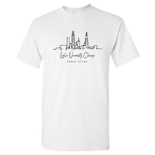 Chicago Skyline T-Shirt -- White