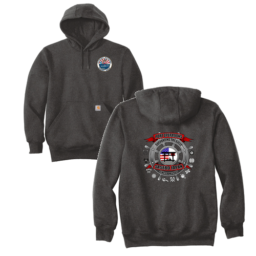 Carhartt Rain Defender Paxton Heavyweight Hooded Sweatshirt -- Carbon Heather