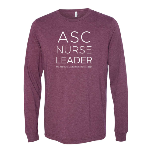 Bella+Canvas Unisex Triblend Long Sleeve Tee- Triblends -- Maroon Triblend
