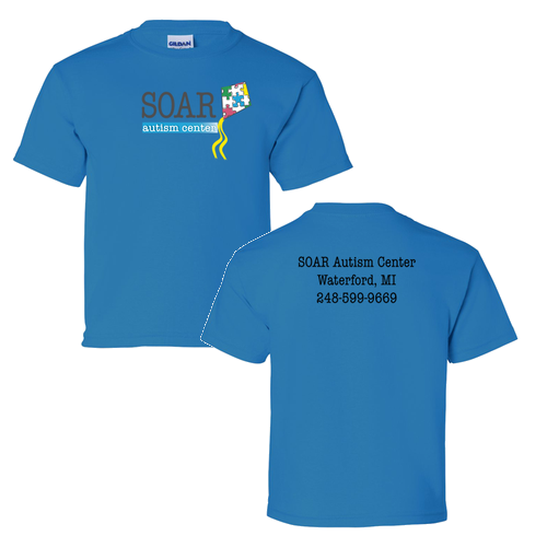 Gildan Ultra Cotton Youth Basic T-Shirt -- Sapphire