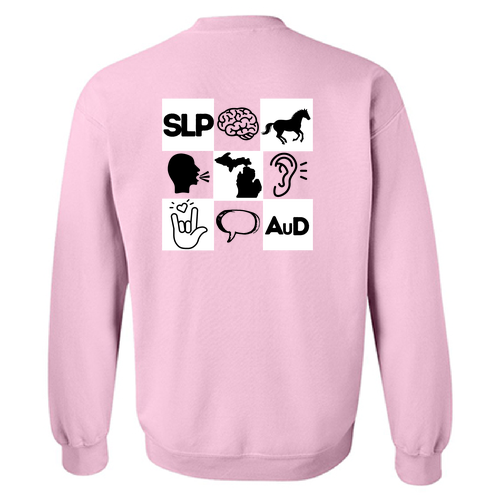NSSLHA Gildan Heavy Blend Crew Neck Sweatshirt -- Light Pink