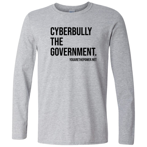 Cyberbully The Government Long Sleeve Tee -- Sport Grey