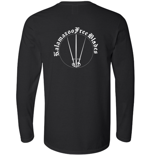 Gildan Softstyle Ringspun Cotton Longsleeve Tee -- Black