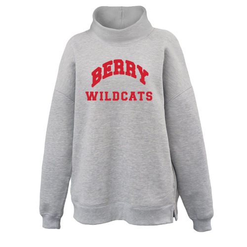 Pennant Womens Oversize Mockneck -- Grey