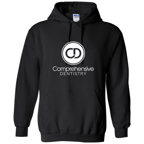 Gildan Heavy Blend Hooded Sweatshirt -- Black