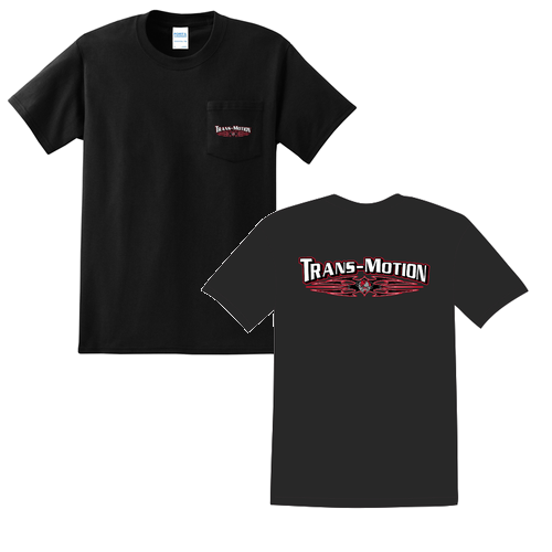Port and Company Pocket Tee -- Jet Black Tall