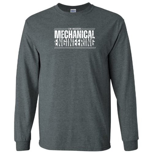 Gildan Heavy Cotton Longsleeve Basic T-Shirt -- Dark Heather