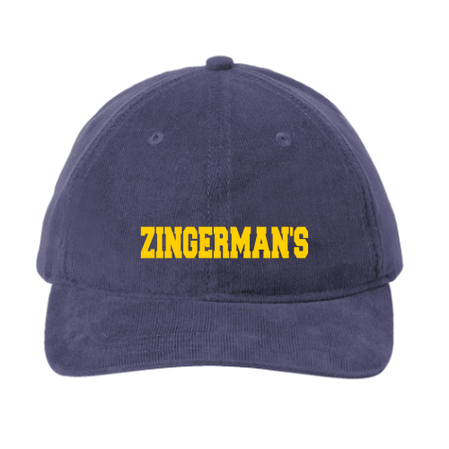 Port Authority Light Corduroy Dad Cap -- Dress Blue Navy