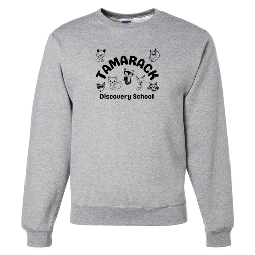 Jerzees 8 Oz., 50/50 Nublend Fleece Crew -- Athletic Heather