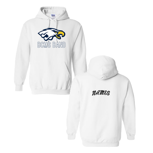 Gildan Heavy Blend Hooded Sweatshirt -- White