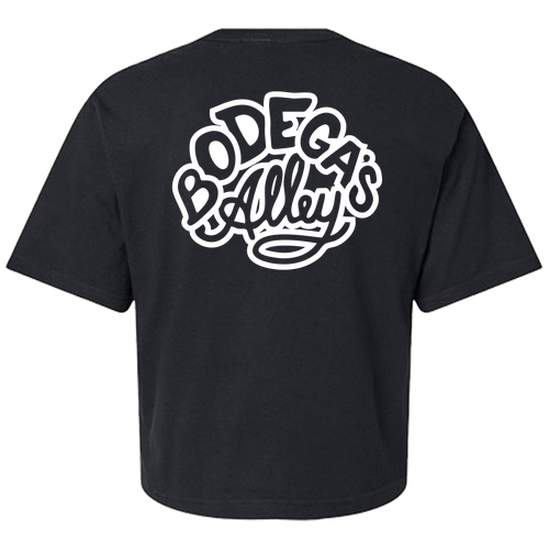 Bodega's Ladies Boxy Tee -- Black