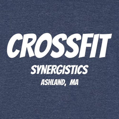 Gildan Softstyle CVC Long Sleeve T-Shirt --CrossFit  Navy Mist