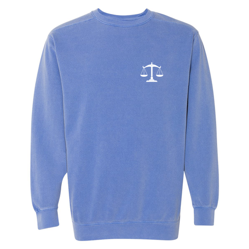 Comfort Colors Crewneck Sweatshirt -- Flo Blue