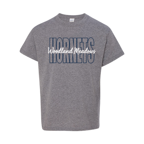 Youth Gildan Heavy Cotton Basic T-Shirt -- Graphite Heather
