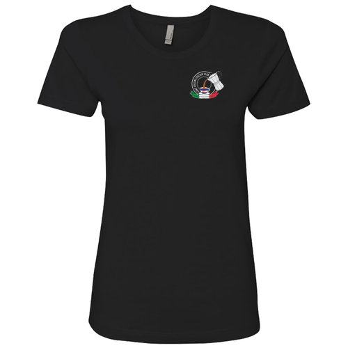 100% Cotton T-shirts Women’s styling -- Black