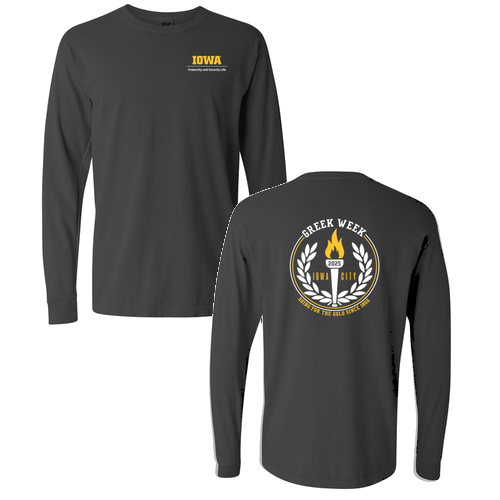 Comfort Colors Ringspun Long Sleeve Tee -- Pepper