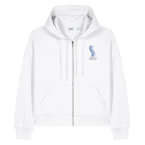 Stanley/Stella Women’s Stella Ida Full-Zip Hooded Sweatshirt -- White
